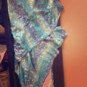 Mermaid pool skirt